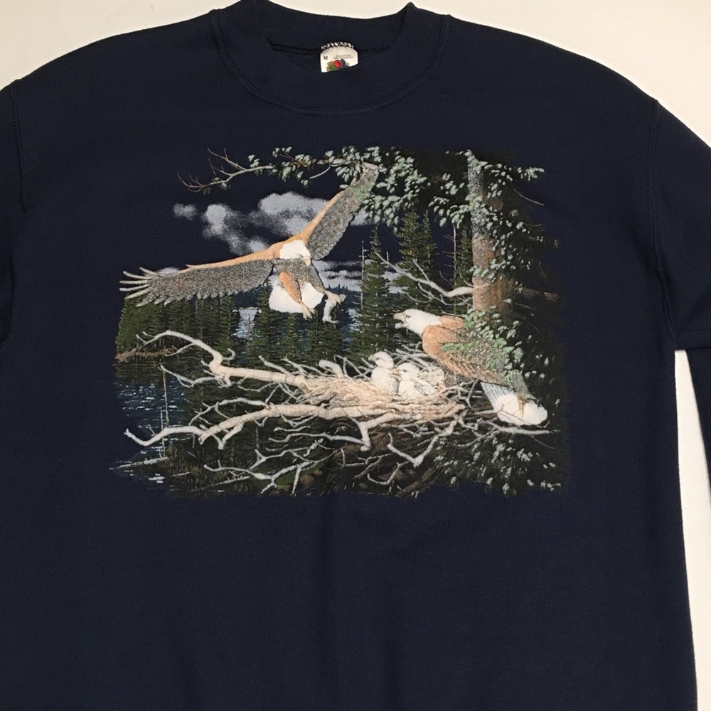 Fruit of the Loom Vintage Crewneck Pullover Size Medium - Picture 4 of 9